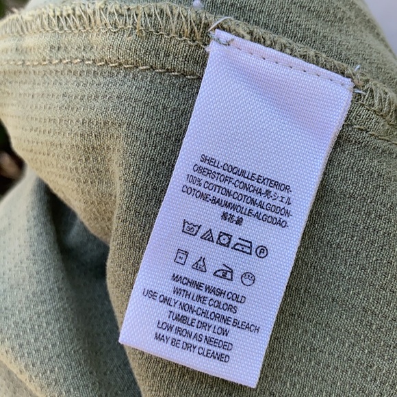 Free People embellished beaded eagle green utility military army jacket coat - Picture 14 of 15